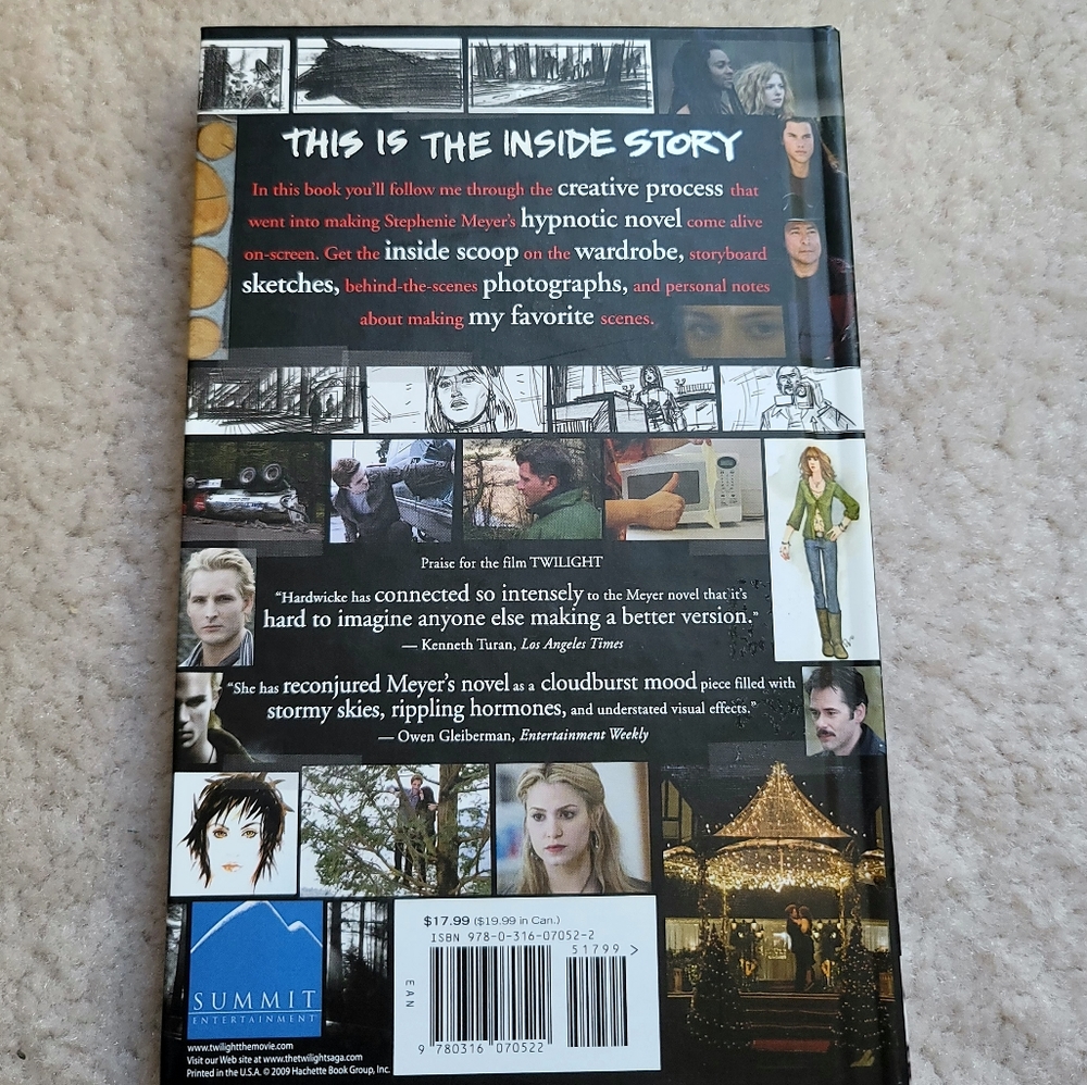 Book: Twilight: Director's Notebook The Story of How We Made The Movie 176 pages